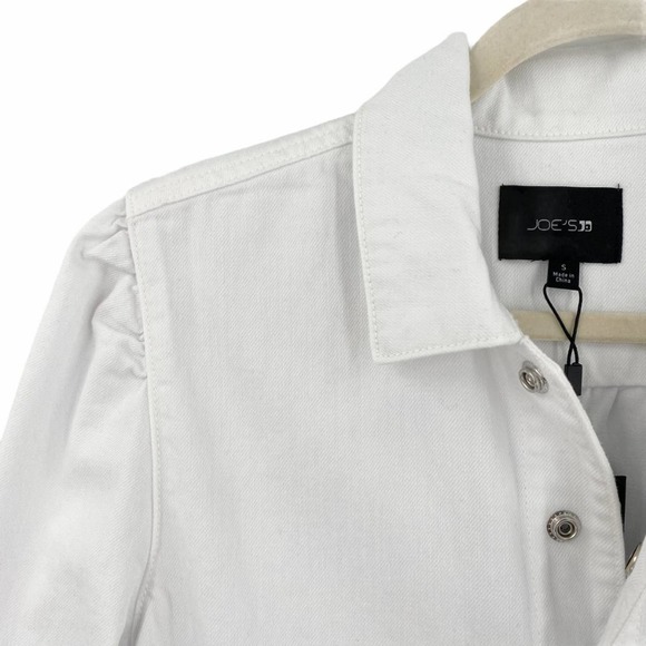 Joe's Jeans Womens Alexa Shortall Romper Talc White Size Small Cotton Denim - Picture 5 of 13